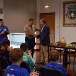 O CONCELHO RECEBEU A VISITA DE UMA EQUIPA DE JOVENS ATLETAS DA ESCOLA DE FUTEBOL FURACÃO DE TIJUCAS SC - BRASIL Nome do