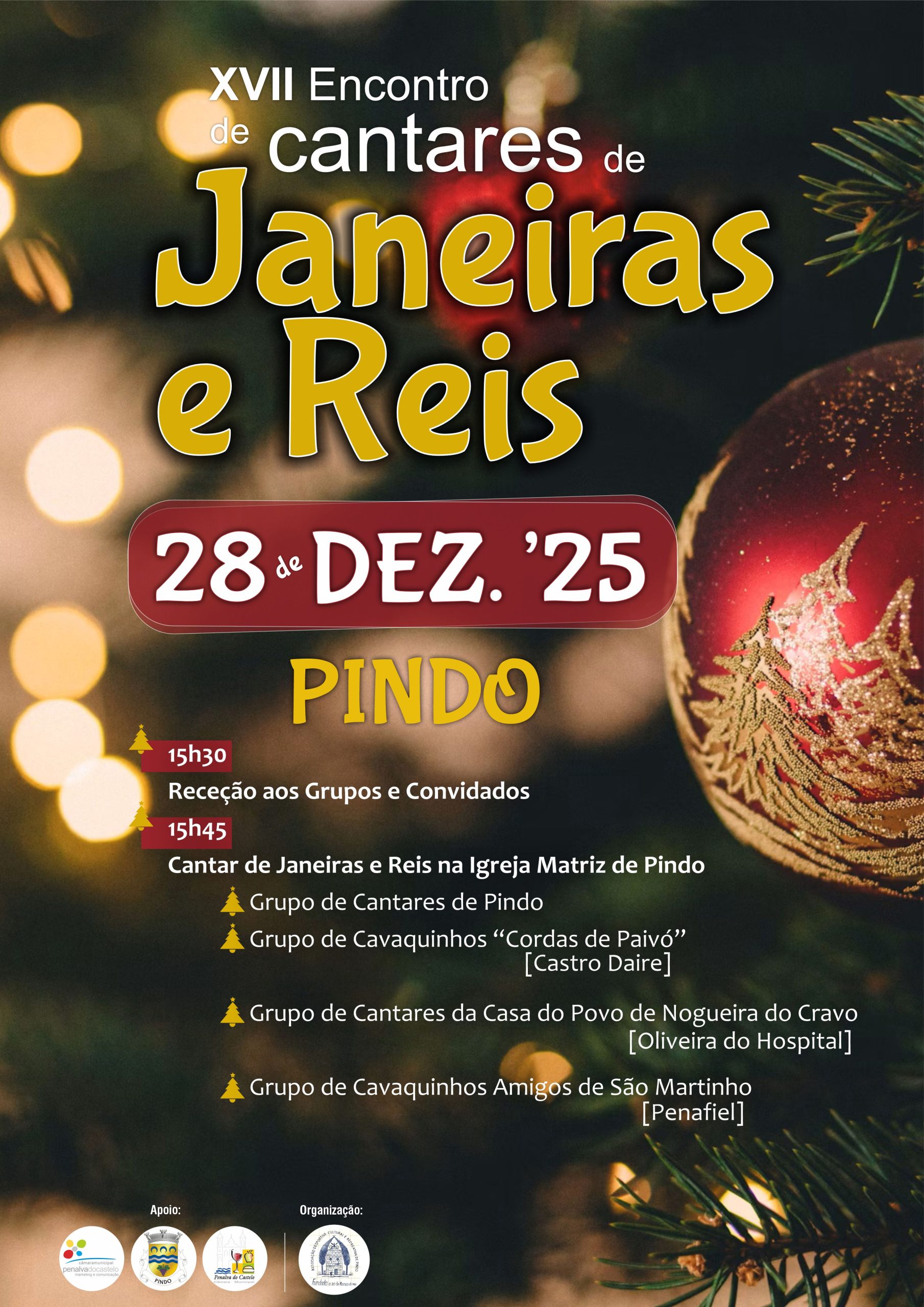 XVII Encontro de cantares de Janeiras e Reis - Pindo