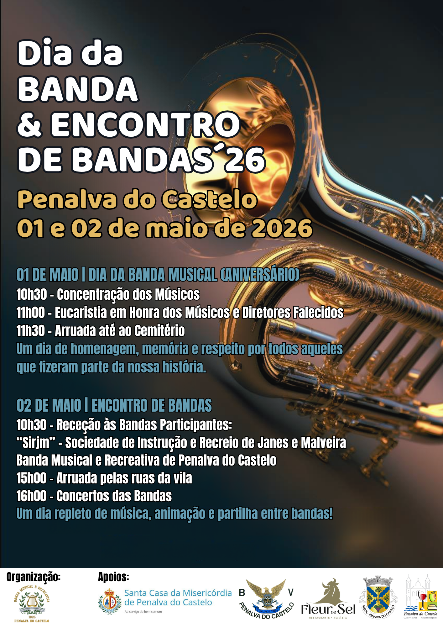 Dia da Banda e encontro de Bandas´26