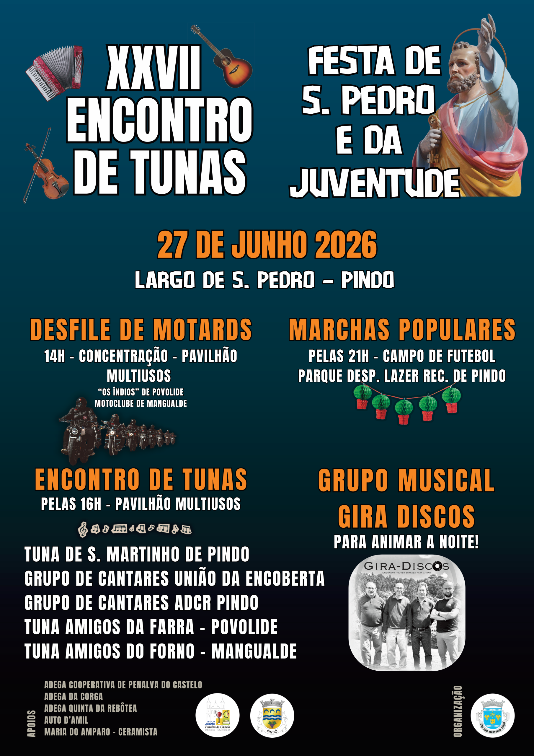 XXVII Encontro de Tunas e Festa de S. Pedro e da Juventude